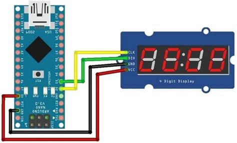 tm1637 arduino library.